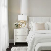 Ariana Bedside Table Large Grey - 34013