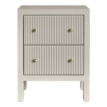 Ariana Bedside Table Small Grey - 34015