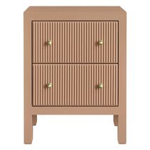 Ariana Bedside Table Small Mocha Mousse - 34016
