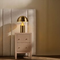 Ariana Bedside Table Petite Mocha Mousse - 34019