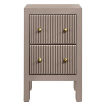 Ariana Bedside Table Petite Taupe - 34020