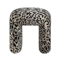 Piper Stool Leopard Chenille - 34118