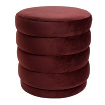 Demi Stool Mulberry Velvet - 34148