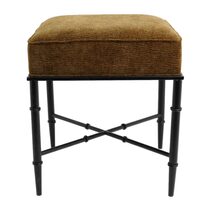 Hacienda Black Iron Stool Butterscotch - 34155