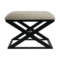 Spencer Black Timber Stool Range Wheat - 34162