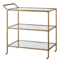 Heston Glass Bar Cart - B33334