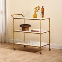 Heston Marble Bar Cart - B33335