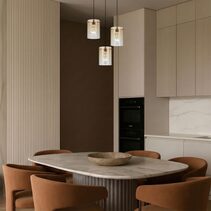 Crevil 3 Light LED Pendant Antique Gold - CREVIL PE3-AGAM