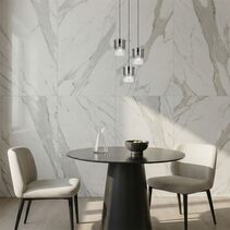 Crevil 3 Light LED Pendant Black - CREVIL PE3-BKSM