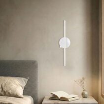 Lenox LED Wall Light White / Warm White - LENOX WB-WH