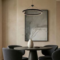 Vantel 60 LED Dimmable Pendant Black / Tri-Colour - VANTEL PE60-BK