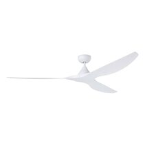 Surf 72" DC Ceiling Fan Matt White - 20789401