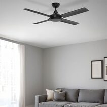 Cairns 48" AC Ceiling Fan Matt Black - 22874/06