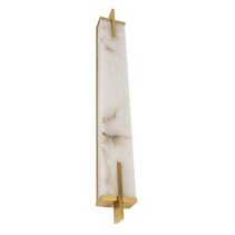 Alabaster LED Large Wall Light Gold - BRIELLA-A2