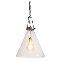 Gadsden Pendant Large Silver / Clear - ELPIM59001AS-C