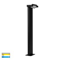 Locu 12W CCT 240V LED Single Adjustable Bollard Light Black - HV1634T-BLK-240V