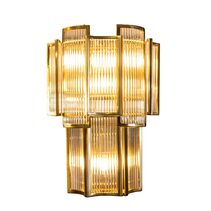 Jasina 4 Light Wall Light Brushed Brass - JASINA-A4