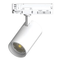 Warragul Three Circuit 25W / 30W / 35W LED Track Light White / Tri-Colour - STR4884MP35TC/WH
