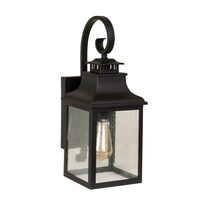 Senna Outdoor Small Wall Light Black - SENNA-A-Small