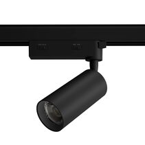 Unitrek Slimline Single Circuit 20W / 28W Dimmable LED Track Light Black / Tri-Colour - STR9015/30DC/BK