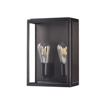 Kent 2 Light Outdoor Wall Light Forge Black - MDAKEN2BK