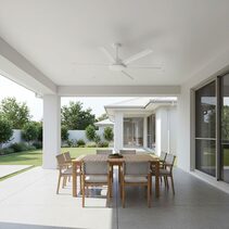 Colossus II 65" 6-Blade DC Ceiling Fan Matt White - 22979/05