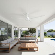 Colossus II 84" 6-Blade DC Ceiling Fan Matt White - 22986/05