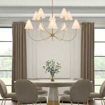 Farnix 10 Light Pendant Antique Gold - FARNIX PE10-AG
