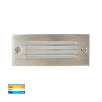 Bata 6W CCT 240V Grill Face LED Brick Light Stainless Steel - HV3006T-SS316-240V