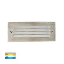 Bata 3W CCT 240V Grill Face LED Brick Light Stainless Steel - HV3008T-SS316-240V