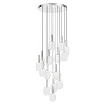 Obris 15 Light LED Pendant Chrome - OBRIS PE15-CHCL