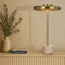 Sisby LED Table Lamp Brass Matt - SISBY TL-BMWHM