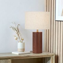 Stylin Table Lamp Walnut - STYLIN TL-WDAG