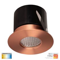 Prime Wi-Fi 12W CCT 240V LED Fixed Downlight Copper - HV5511CCT-CP