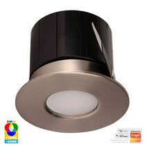 Prime Wi-Fi 12W RGBCW LED Fixed Downlight Nickel - HV5511RGBCW-NK
