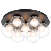 Mosari 7 Light Close To Ceiling Black - MOSARI CTC7-BK