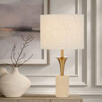 Renara Table Lamp Antique Gold - RENARA TL-BEAG