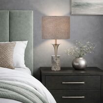 Renara Table Lamp Grey - RENARA TL-GYNK