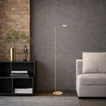Tarell LED Floor Lamp Antique Gold - TARELL FL-AG