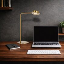 Tarell LED Table Lamp Antique Gold - TARELL TL-AG