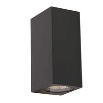 Quantrum LED Up / Down Wall Light Black / Tri-Colour - UOW044COB-BLK-3CCT