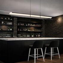 Ariva LED Linear Pendant Black - ARIVA PE180-BK