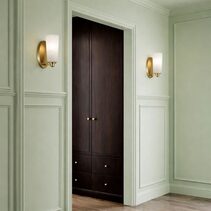 Brevan 1 Light Wall Bracket Antique Gold - BREVAN WB1-AGMB