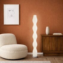 Cholla LED Floor Lamp Nickel - CHOLLA FL-NKWH