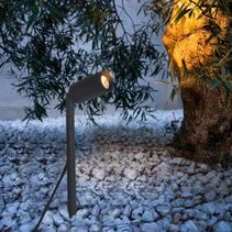 Centro 4W 12~24V AC / DC Adjustable LED Spike Light Black / Warm White - UBT-CENTRO4-BLK-WW