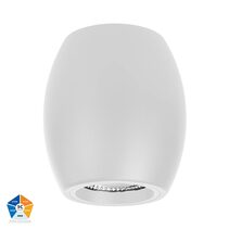 Nella 12W Quinto 240V LED Surface Mounted Downlight White - HV5849S-WHT