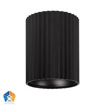 Nella 18W Quinto 240V LED Surface Mounted Downlight Black - HV5853S-BLK