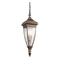 Venetian Rain Chain Lantern Brushed Bronze - KL/VENETIAN8/M