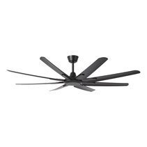 Santorini 66" DC Ceiling Fan Black - 20789602
