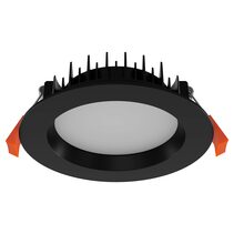 Deco 15W Dimmable LED Downlight Black / Tri Colour - 20415